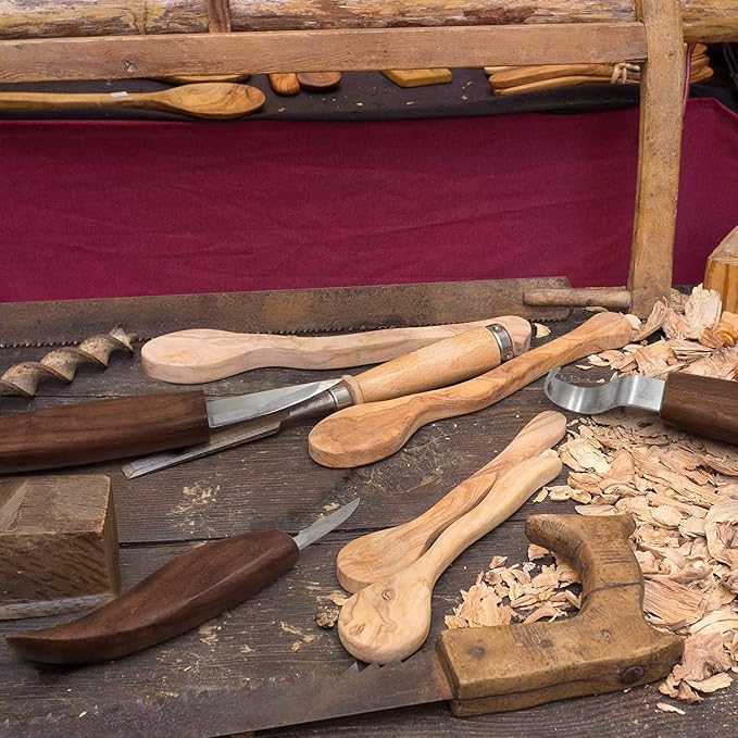 10Pcs Wood Carving Kit, Beginner Set - Image 7