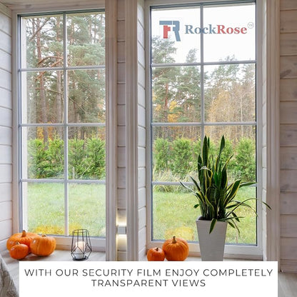 UV 99% Security and Safety 4 Mil Clear Window Film Shatterproof Anti Shatter - Image 6