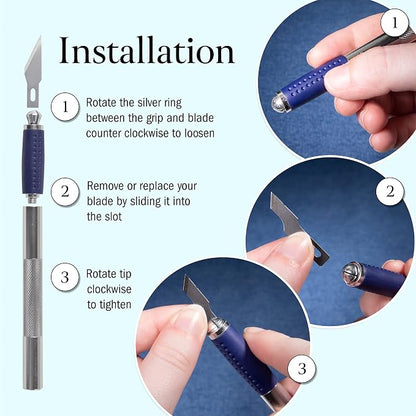 WA Portman Hobby Knife Set – 1pc Precision Knife - Image 5