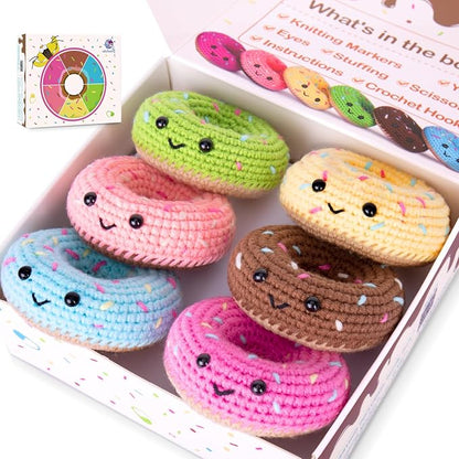 Crochet Kit for Beginners, Beginner Crochet Starter Kit w Step-by-Step Video by Crochetta