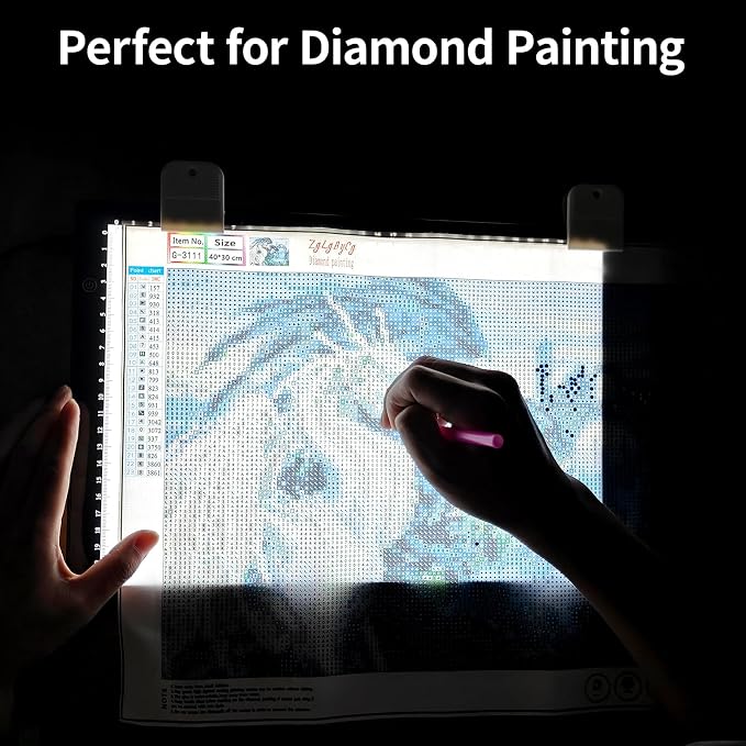 A4 LED Light Box for Tracing, elice Artist Drawing Lightbox Light Table Light - Image 8