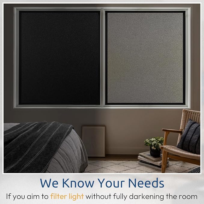 rabbitgoo Privacy Window Film, Static Cling Privacy Film - Image 2