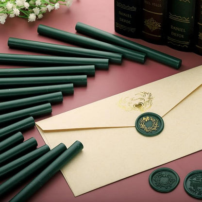 Yoption 15 Pieces Olive Green Glue Gun Sealing Wax Sticks - Image 6