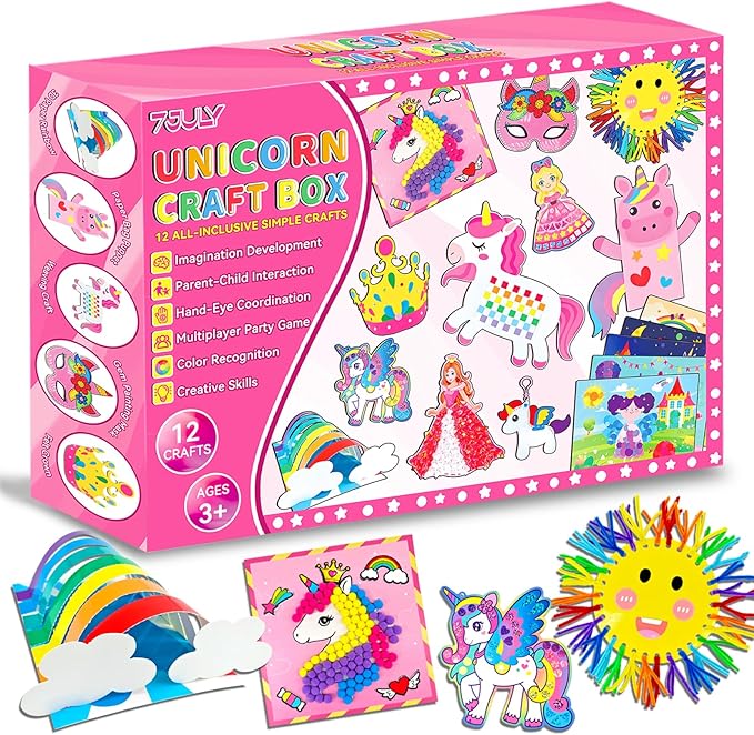 7july Unicorn Craft Box-12 Fun Arts and Crafts by 7july
