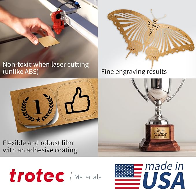 Trotec TroLase Lights | 24"x12"x1/250" | Adhesive-Backed Flexible Laser - Image 3