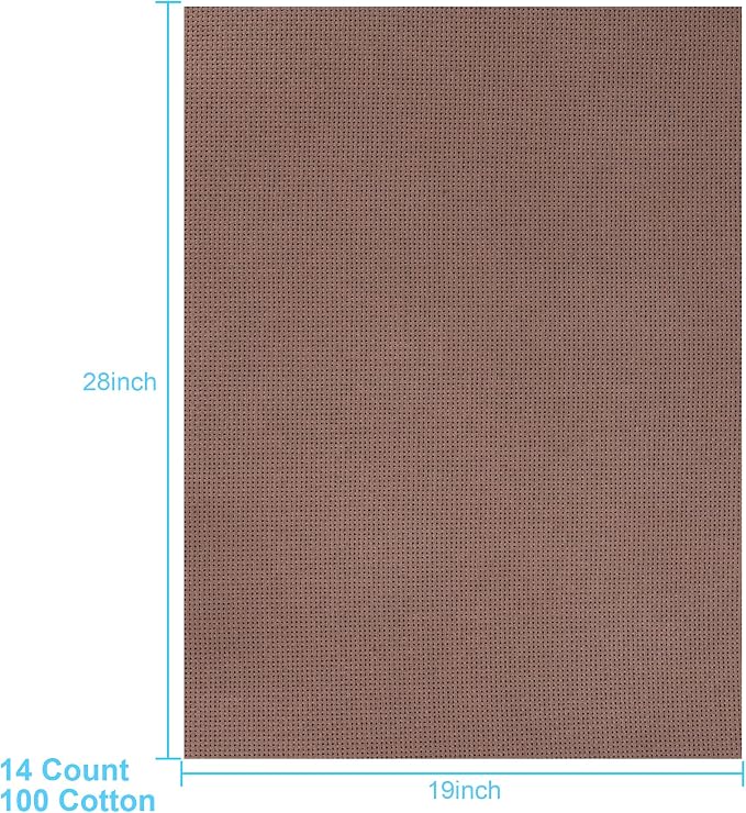 Aida Cloth 14 Count Cross Stitch Fabric - Image 2