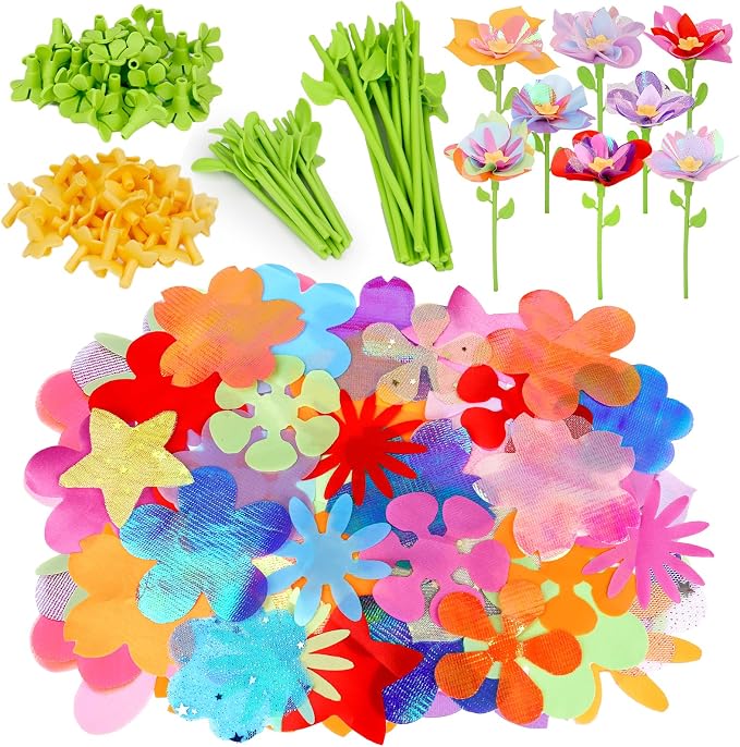 Qirptey Flower Bouquet Craft Kit Accessories DIY Arts and Crafts Toys by Qirptey