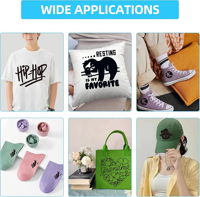 Guangyintong Black HTV Heat Transfer Vinyl Rolls - Image 2