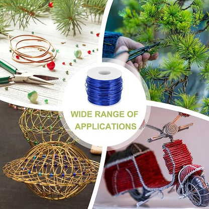 MECCANIXITY 15 Gauge Anodized Aluminum Craft Wire Bendable Bonsai Training Wire - Image 6