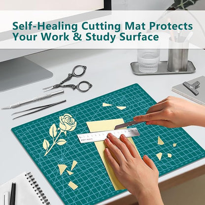 Cutting Mat 9"x12" Self Healing Cutting Mat Size Double Sided 5-Ply Rotary - Image 6