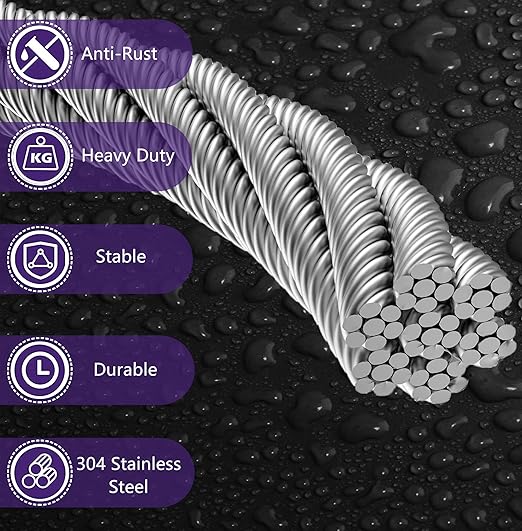 1/8" Wire Rope | 165FT Stainless Steel Cable - Image 2