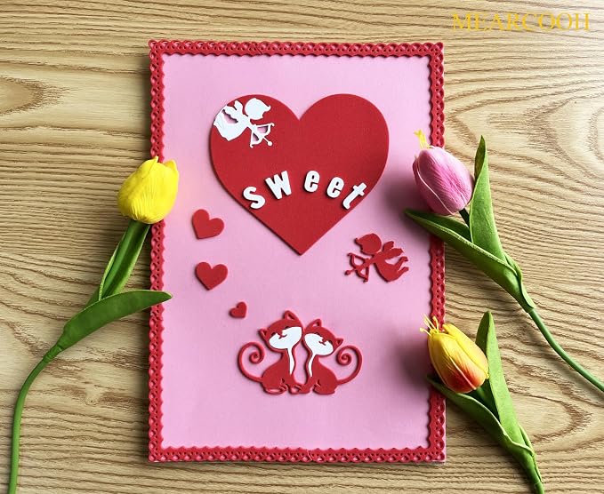 MEARCOOH Red Foam Sheets Crafts 9x12 Inch 2mm Eva Color Craft Foam Paper - Image 5