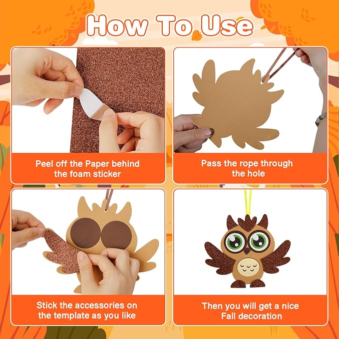 Fennoral 12 Pack Fall Craft Kit - Image 3