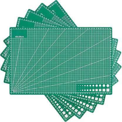 5 PCS Self Healing Cutting Mat 12" x 18": Sewing Rotary Cutting Mat by Unknown