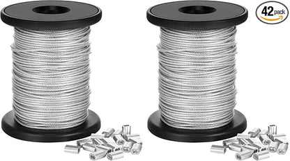 Chengu Vinyl Coated Picture Frame Hanging Wire, Stainless Steel Wire Spool by CHENGU