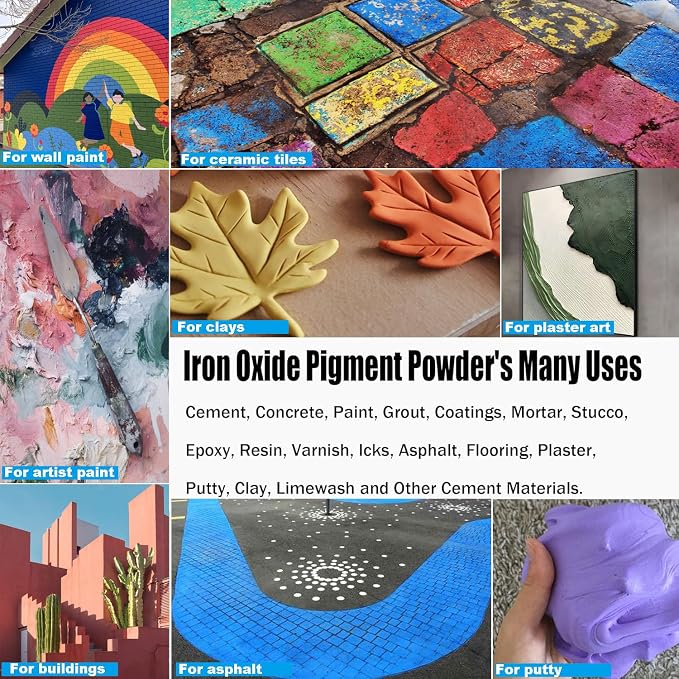 Concrete Cement Red Iron Oxide Pigment Powder, Dye Color - Image 5