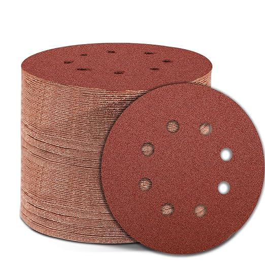 320 Grit 5 Inch Sanding Discs Hook and Loop Sandpaper by SzarintSurfaceCareSolution