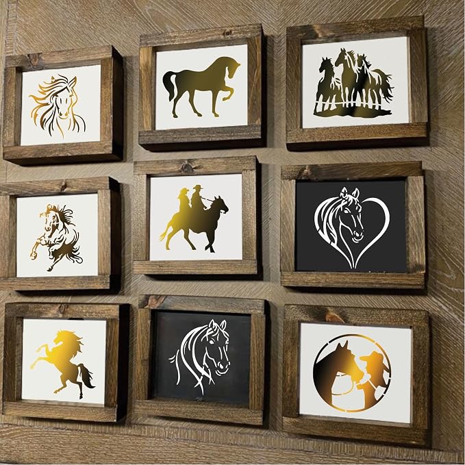 Small Stencils for Painting on Wood Reusable, 3 Inch Reusable Stencil for Craft - Image 6