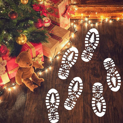 Christmas Stencils for Crafts Reusable 8” Large Christmas Stencil Santa Snowman - Image 6