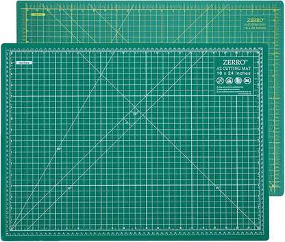 ZERRO Cutting Mat 18" x 24" Self Healing Professional Double Sided Sewing by ZERRO