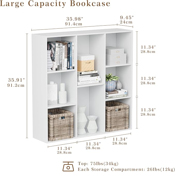 Wooden Cube Storage Organizer - Image 3
