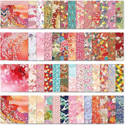Square Origami Paper 6x6 Double Sided 50 Sheets 50 Colors 70GSM Origami Kit - Image 6