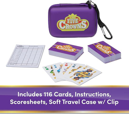 Five Crowns Travel Case Bundle, Scorecard Included – Card Game - Image 8