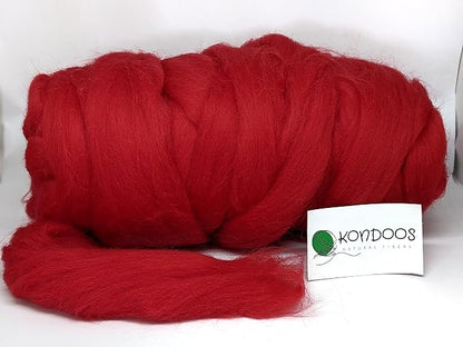 Kondoos Colored Natural Wool roving, 1 lb. Best Wool - Image 5