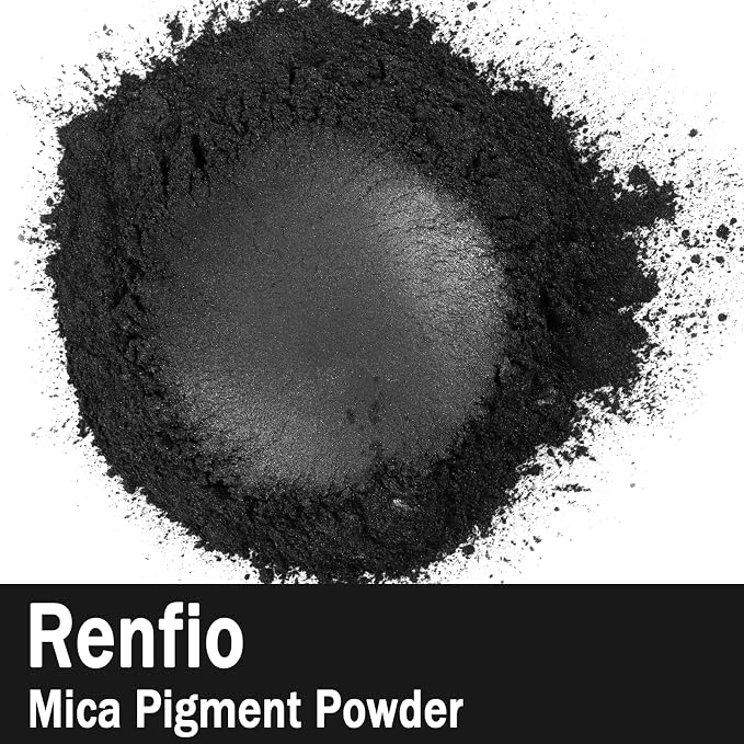 Renfio Mica Powder Pigment Natural Fine Powdered Pigments Pearl Shimmer Epoxy - Image 2