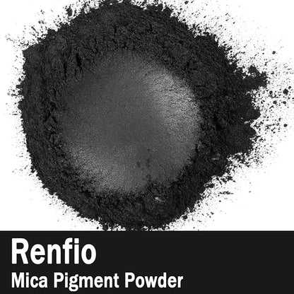 Renfio Mica Powder Pigment Natural Fine Powdered Pigments Pearl Shimmer Epoxy - Image 2