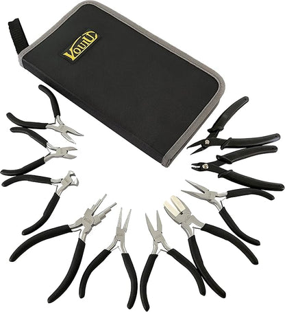 10-Piece Jewelry Pliers Set Jewelry Making Tools by vouiu