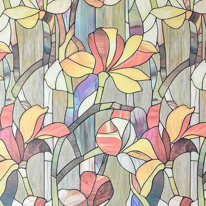 Window Privacy Film, Frosted Glass Decorative Static Cling, Removable Sun - Image 2