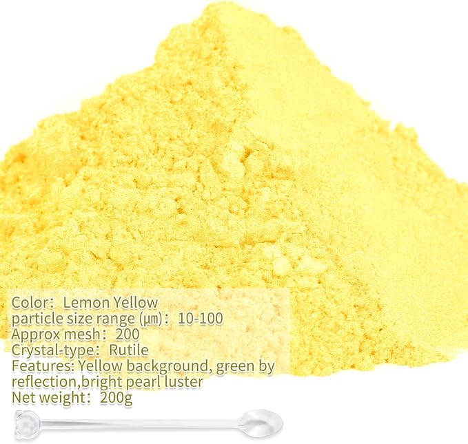 Mica Powder, 7.05OZ（200g）, Magic Red Mica Powder Pigment - Image 2