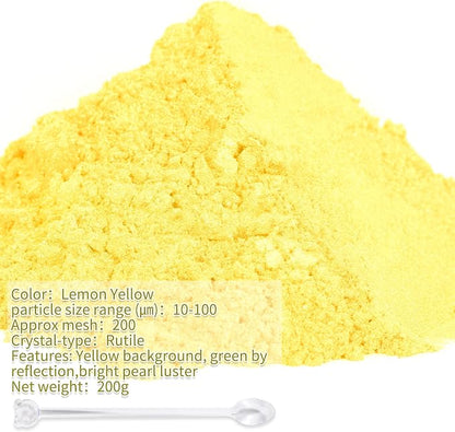 Mica Powder, 7.05OZ（200g）, Magic Red Mica Powder Pigment - Image 2
