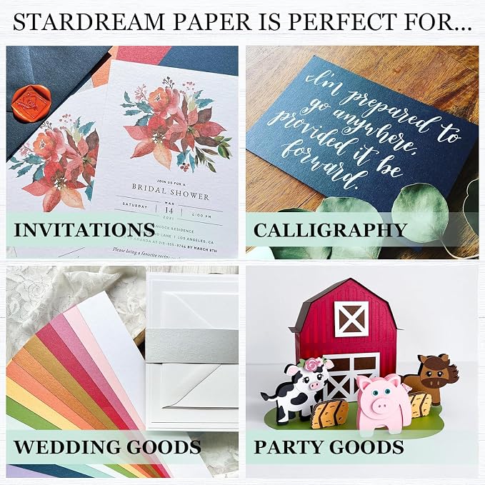 Cardstock Warehouse Stardream Opal Ivory Cardstock Paper - Image 4