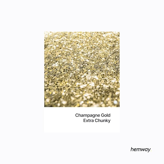 Hemway Polyurethane & Epoxy Resin Glitter 100g / 3.5oz Metallic Crystal Flake - Image 2