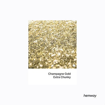 Hemway Polyurethane & Epoxy Resin Glitter 100g / 3.5oz Metallic Crystal Flake - Image 2