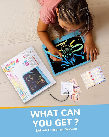 KOKODI LCD Writing Tablet, 12 Inch Colorful Toddler Doodle Board Drawing Tablet - Image 7