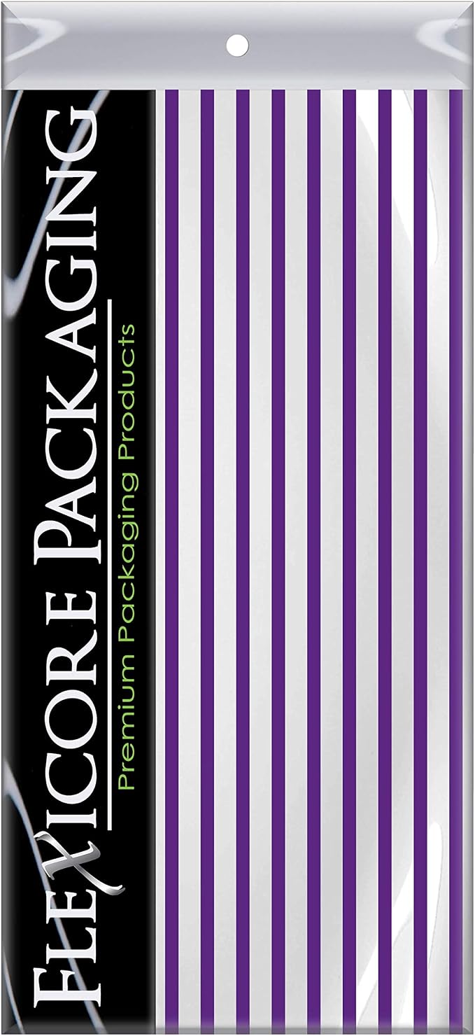 Flexicore Packaging Puple Pin Stripe Print Gift Wrap Tissue Paper Size: 15 Inch - Image 3