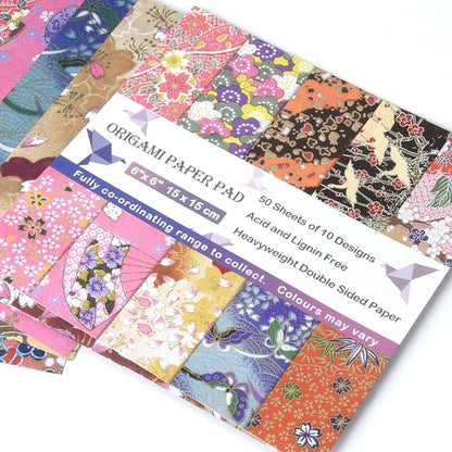 Origami Paper Kit 100 Sheets 6 Inch Square Double Sided Color 20 Vivid Colors - Image 4