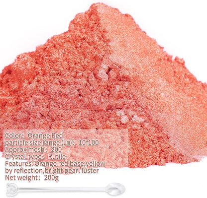 Mica Powder, 7.05OZ（200g）, Epoxy Resin, Candle Making, Bath Bombs - Image 2