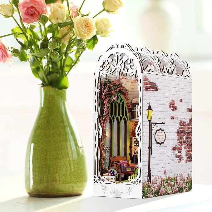 Book Nook Kit - DIY Miniature Dollhouse Kits - Image 5