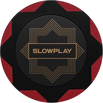 SLOWPLAY Nash Clay Poker Chips, 14 Grams Heavyweight Clay Composite, 40mm Large by SLOWPLAY