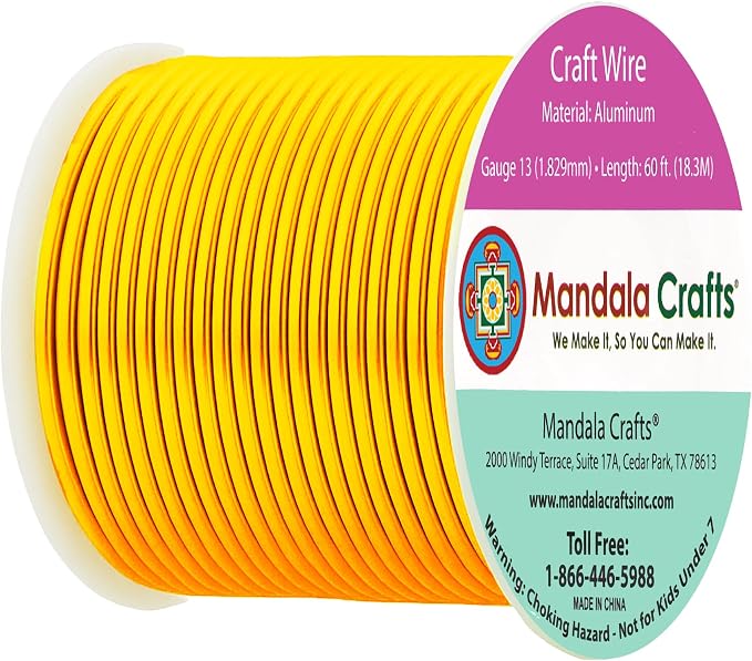 Mandala Crafts 13 Gauge Anodized Aluminum Craft Wire - Image 2