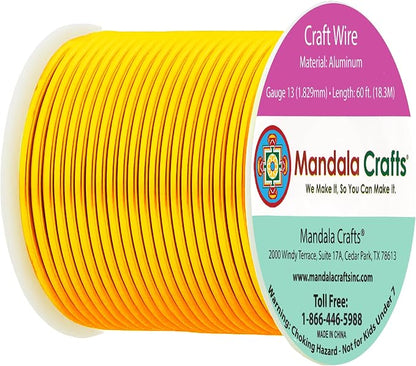 Mandala Crafts 13 Gauge Anodized Aluminum Craft Wire - Image 2