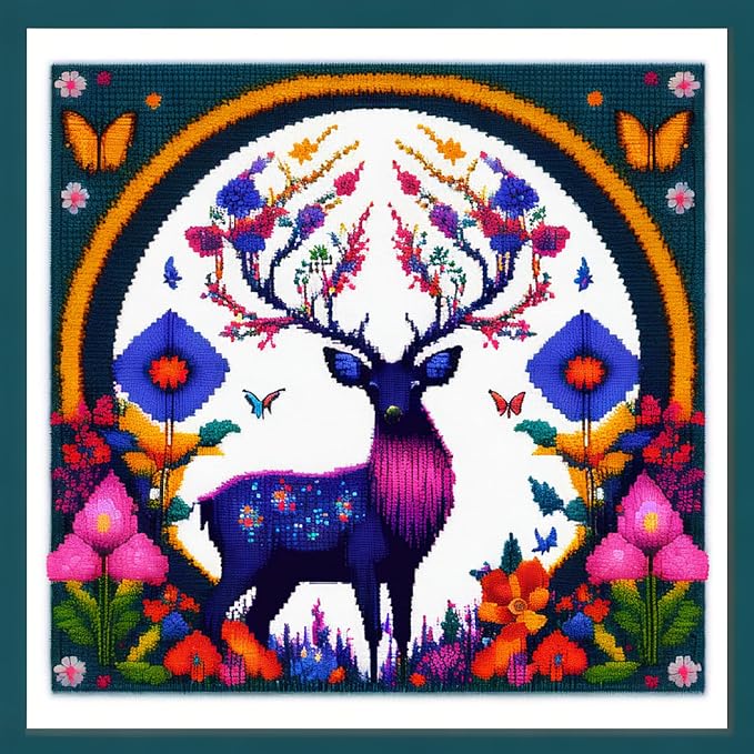 Joyhoor Cross Stitch Kits for Beginners Stamped Cross-Stitch Supplies by JoyhoorCrossStitchKits