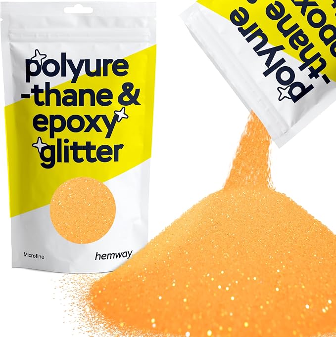 Hemway Polyurethane & Epoxy Resin Glitter 100g / 3.5oz Metallic Crystal Flake by Hemway