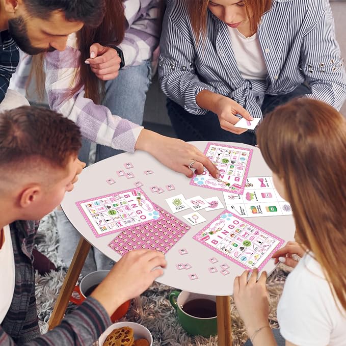 Spa Party Bingo Game Cards, Beauty Themed Bingo Card - Image 5