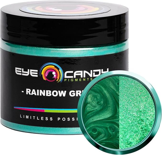 Eye Candy Pigments Premium Green Mica Powder by EyeCandyPigments