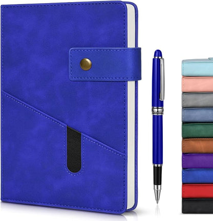 A5 Lined Leather Journal Notebook by vfaejll